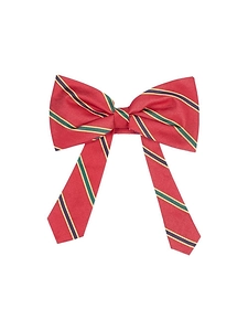 Etro Kids Diagonal Stripe Pattern Bow Tie