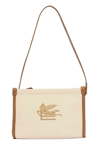 Etro Kids Embroidered Zipped Bag
