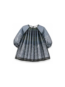 Etro Kids Floral-Print Crewneck Dress
