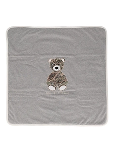 Etro Kids Inlaid Teddy Bear Blanket