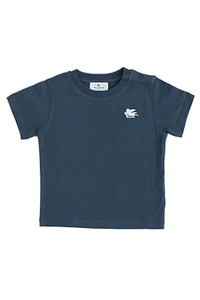 Etro Kids Logo Embroidered Crewneck T-Shirt