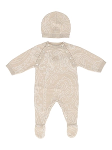 Etro Kids Paisley-Patterned Babygrow Set