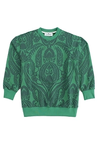 Paisley Printed Long Sleeved Sweatshirt
