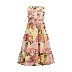 Paisley Printed Sleeveless Dress