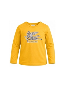 Etro Kids Pegasus-Embroidered Crewneck T-Shirt