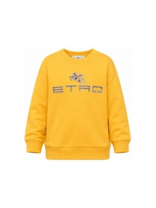 Etro Kids Pegasus-Embroidered Crewneck Sweatshirt
