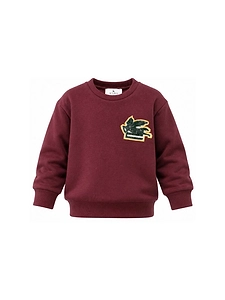Etro Kids Pegasus Patch Crewneck Sweatshirt