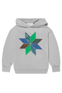 Etro Kids Star-Patch Long Sleeved Hoodie