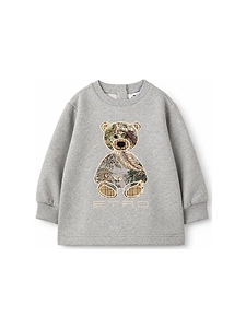Etro Kids Teddy Bear Motif Sweatshirt