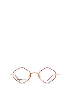 Eyepetizer Leopard Geometric Frame Glasses