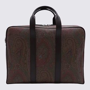 Paisley Briefcase Shoulder Bag