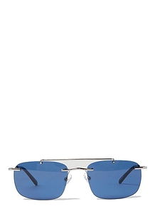 Avery Rimless Square Sunglasses