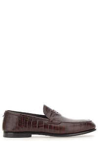 Fabi Glove Embossed Loafers