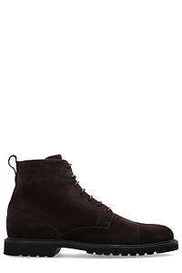 Fabi Zip-Up Lace-Up Ankle Boots