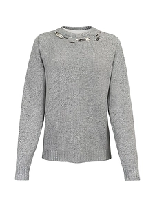 Fabiana Filippi Embellished Crewneck Jumper
