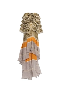 Etro Ruffled Asymmetric Dress