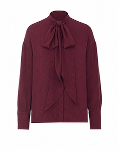 Etro Scarf-Detailed Jacquard Shirt