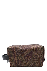 Etro Small Arnica Paisley-Print Zipped Wash Bag