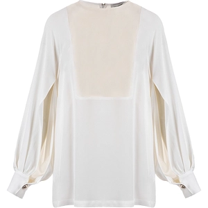 Fabiana Filippi Panelled Wide Sleeved Blouse