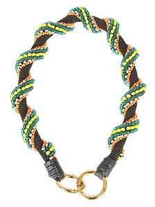 Twisted Beaded Bag Strap