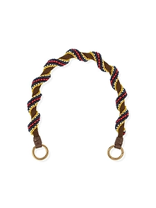 Twisted Beaded Bag Strap