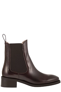 Fabiana Filippi Round Toe Chelsea Ankle Boots