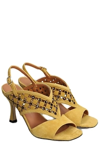Evaluna Embellished Open Toe Sandals