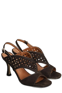Evaluna Embellished Open Toe Sandals