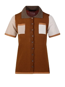 Fabrizio Del Carlo 7080 Pocket Knitted Top