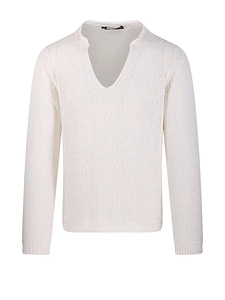 Fabrizio Del Carlo Open Neck Knitted Sweater