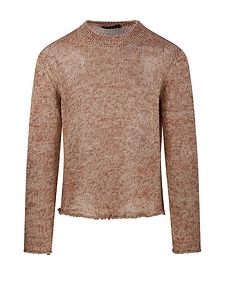 Fabrizio Del Carlo Rolled-Hem Knitted Sweater