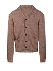 Fabrizio Del Carlo Shawl Collar Buttoned Cardigan