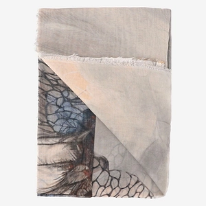 Faliero Sarti Abstract Print Fringed Scarf