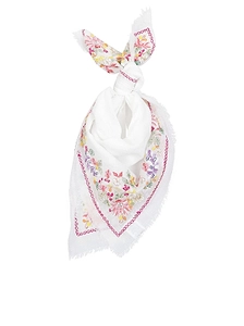 Floral Embroidered Scarf