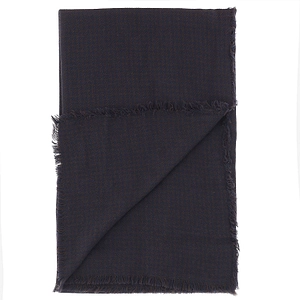 Fringed Houndstooth Scarf