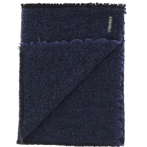 Faliero Sarti Herringbone Fringed Scarf