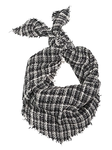 Lida Checked Wool Scarf