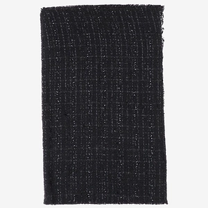 Faliero Sarti Metallic Thread Fringed Scarf
