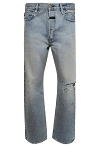 Fear Of God Distressed Straight Jeans