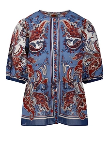 Farm Rio Paisley Print Blouse