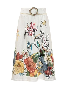 Farm Rio Tropi Printed Maxi Skirt