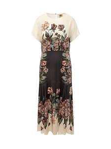 Farm Rio Winter Floral Midi Dress