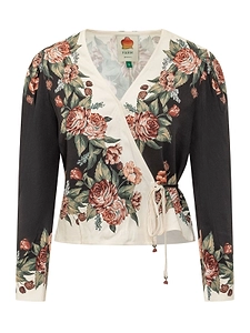 Farm Rio Wrap Floral Blouse