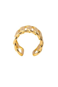 Federica Tosi Open Square-Link Ring