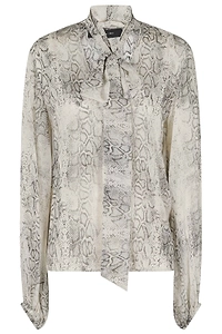 Pattern-Printed Georgette Blouse