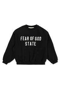 Fear Of God Essentials Kids 90's Fleece Crewneck Sweatshirt