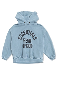 Fear Of God Essentials Kids Logo Hoodie Sweatshirt