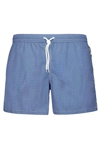 Fedeli Logo Patch Drawstring Swim Shorts