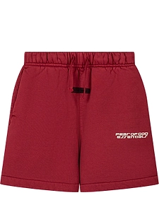 Fear Of God Essentials Kids Logo Detailed Drawstring Shorts