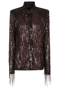 Sequined Fringe Shirt